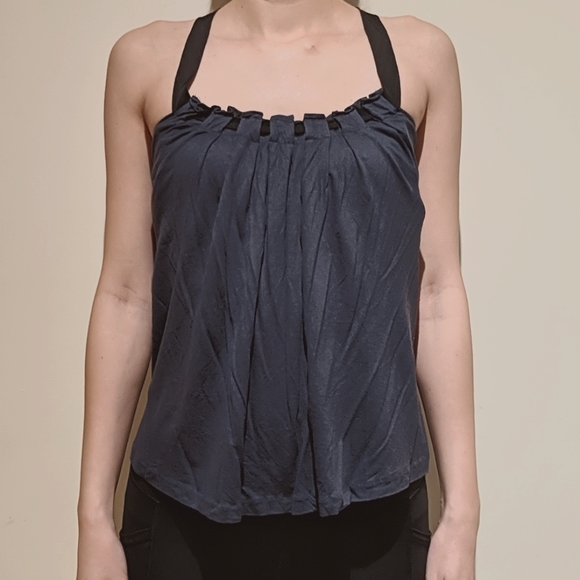 Club Monaco Navy Blue Strap Tanktop - Picture 1 of 3